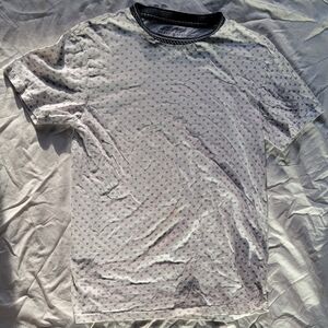 Stylish Black and White Patterned Men's Tee